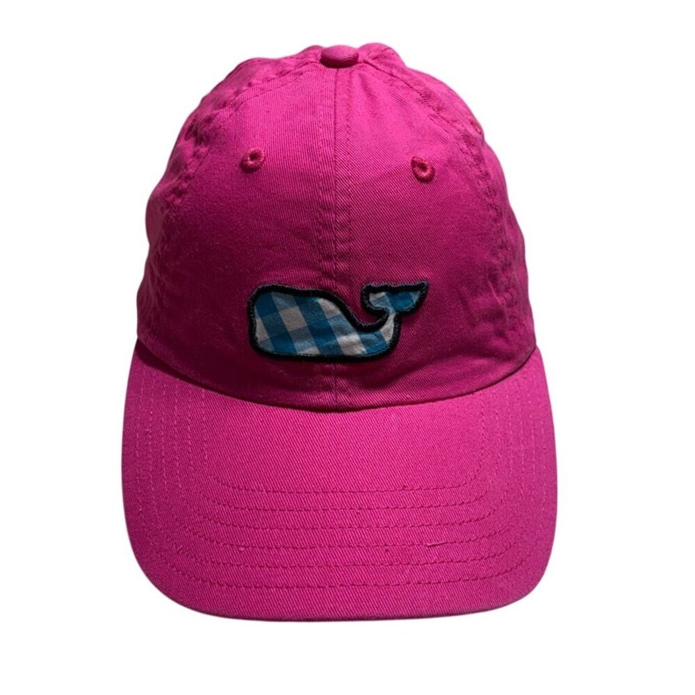 Vineyard Vines Baseball Cap Hat One-Size Adjustable Whale Hot Pink